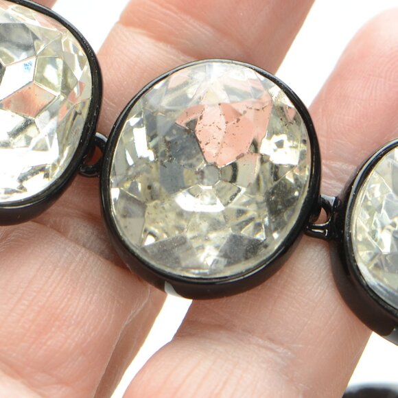 Kenneth Jay Lane Crystal Headlight Bracelet - Picture 7 of 12